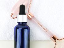 Huile de soin et Roller visage