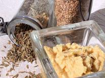 Purée de pois chiches (Houmous) à l'huile essentielle de Cumin