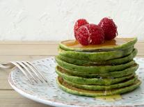 Pancakes au thé Matcha 