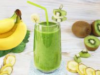 Smoothie Banane-kiwi-Coriandre