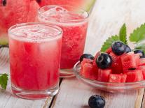 Smoothie au Guarana - pastèque - fruits rouges