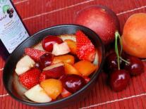 Fruits d'été rafraîchis au Cassis