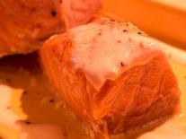 Mi-cuit de Saumon aux huiles de Fenouil et Citron vert