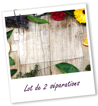 Lot de 2 séparations pour moule silicone Aroma-Zone