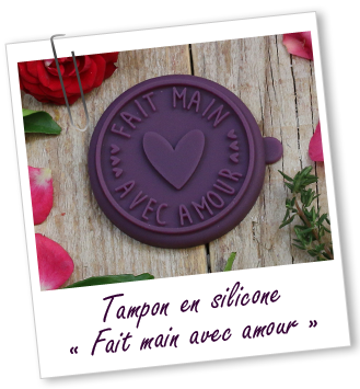 Tampon silicone Fait main avec Amour Aroma-Zone
