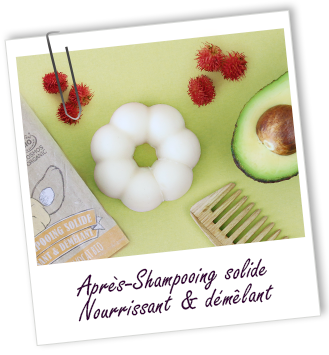 Après-shampooing solide nourrissant & démêlant Après-shampooing solide nourrissant & démêlant