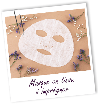 Masque en tissu à imprégner Aroma-Zone