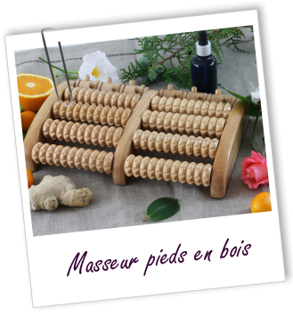 Masseur pieds en bois Aroma-Zone