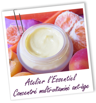 Atelier l'Essentiel - Concentré multivitaminé anti âge -215- Aroma-Zone