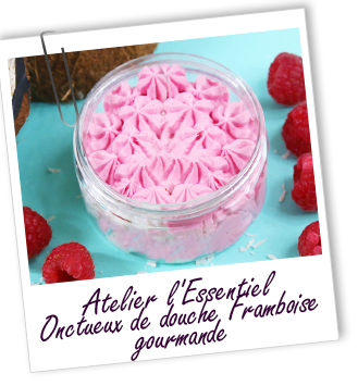 Atelier l'Essentiel - Onctueux de douche Framboise gourmande