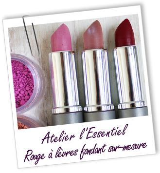 Atelier l'Essentiel - Rouge à lèvres fondant sur-mesure - Aroma-Zone