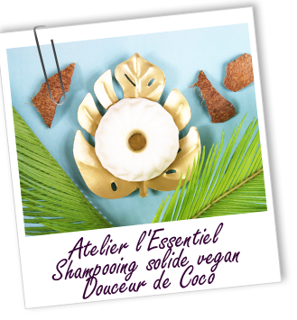 Atelier l'Essentiel - Shampoing solide vegan douceur de coco Atelier l'Essentiel - Shampoing solide vegan douceur de coco