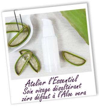 Atelier l'Essentiel - Soin visage désaltérant zéro défaut à l'Aloe vera