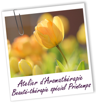 Atelier d'Aromathérapie familiale - BEAUTE-THERAPIE spécial DETOX PRINTEMPS - Aroma-Zone
