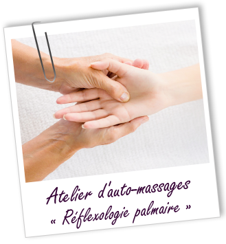 Atelier d'AUTO-MASSAGES AROMATIQUES - Réflexologie palmaire - Aroma-Zone Atelier d'AUTO-MASSAGES AROMATIQUES - Réflexologie palmaire - Aroma-Zone