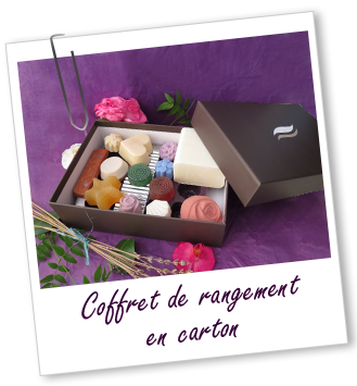 Coffret cloche en carton taupe Aroma-Zone