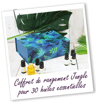Coffret de rangement Jungle pour 30 huiles essentielles Aroma-Zone