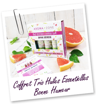 Coffret trio d'huiles essentielles - Bonne humeur