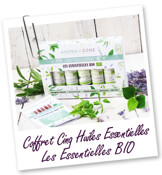 Coffret cinq huiles essentielles - Les Essentielles BIO