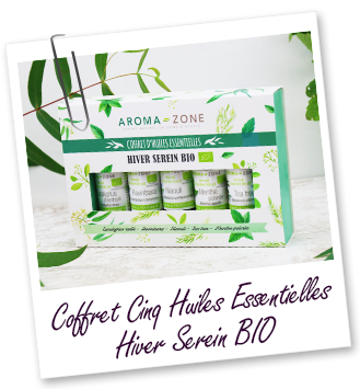 Coffret cinq huiles essentielles - Hiver serein BIO