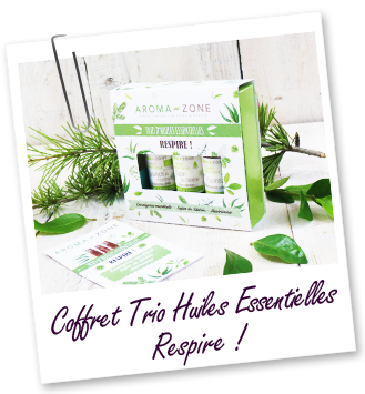 Coffret trio d'huiles essentielles - Respire !