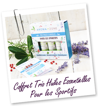 Coffret trio d'huiles essentielles - Pour les sportifs