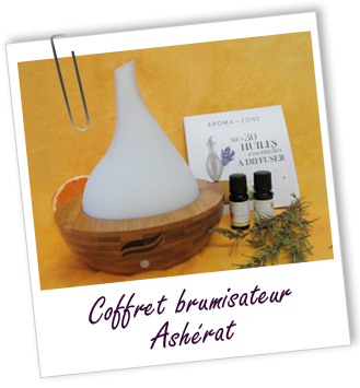 Coffret brumisateur Ashérat Aroma-Zone