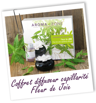 Coffret diffuseur capillarité Fleur de Joie Aroma-Zone