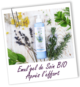 Emul'gel de soin BIO Après l'effort Aroma-Zone Emul'gel de soin BIO Après l'effort Aroma-Zone