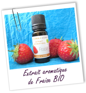 Extrait aromatique naturel Fraise BIO Aroma-Zone