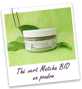 Thé vert Matcha du Japon BIO en poudre Aroma-Zone