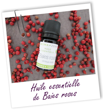 Huile essentielle de Baies roses Huile essentielle de Baies roses