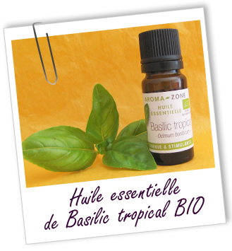 Huile essentielle Basilic tropical BIO Aroma-Zone