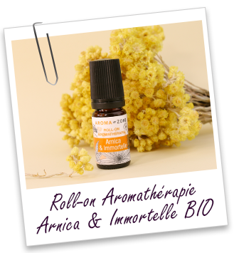 Roll-on aromathérapie Arnica & Immortelle BIO Roll-on aromathérapie Arnica & Immortelle BIO