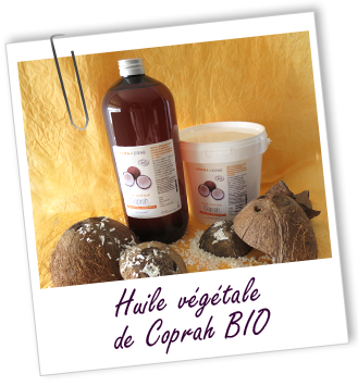 Huile végétale Coprah BIO Aroma-Zone Huile végétale Coprah BIO Aroma-Zone