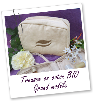 Trousse en coton Bio (grand modèle) Aroma-Zone