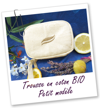 Trousse en coton Bio (petit modèle) Aroma-Zone