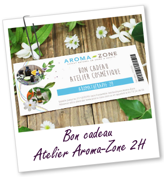 Bon cadeau Atelier Aroma-Zone de 2H Bon cadeau Atelier Aroma-Zone de 2H
