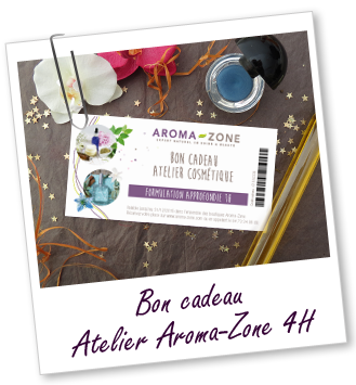 Bon cadeau Atelier Aroma-Zone de 4H Bon cadeau Atelier Aroma-Zone de 4H