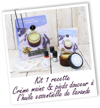 Coffret cosmétique maison Crème mains et pieds Douceur à la Lavande