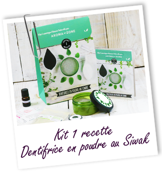 Coffret cosmétique maison Dentifrice en poudre au Siwak Aroma-Zone