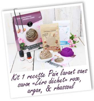 Coffret cosmétique maison Pain lavant sans savon 