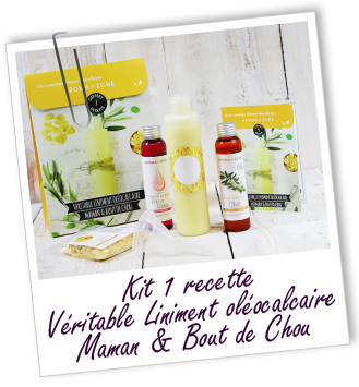 Coffret cosmétique maison Véritable liniment maman et bout de chou Aroma-Zone