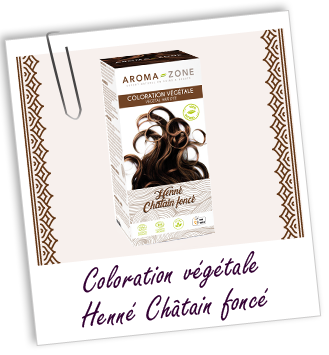 Coloration végétale henné Châtain foncé BIO