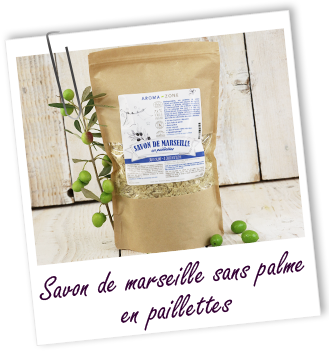Savon de Marseille sans palme en paillettes Aroma-Zone OLD