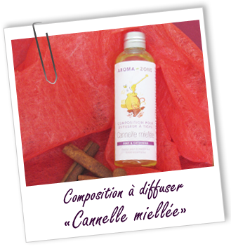 Composition pour diffuseur à tiges CANNELLE MIELLÉE Aroma-Zone
