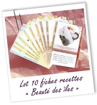 Pack de 10 fiches recettes 