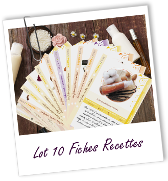 Lot de 10 fiches recettes Aroma-Zone