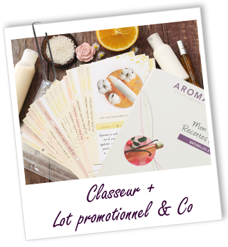 Classeur de rangement pour fiches recettes et lot promotionnel Aroma-Zone Classeur de rangement pour fiches recettes et lot promotionnel Aroma-Zone