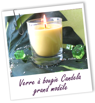 Verre à bougie Verre à bougie